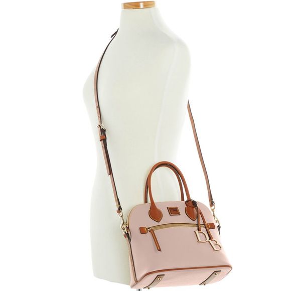 Dooney & Bourke Pebble Grain Domed Satchel - Oyster - Picture 4 of 4